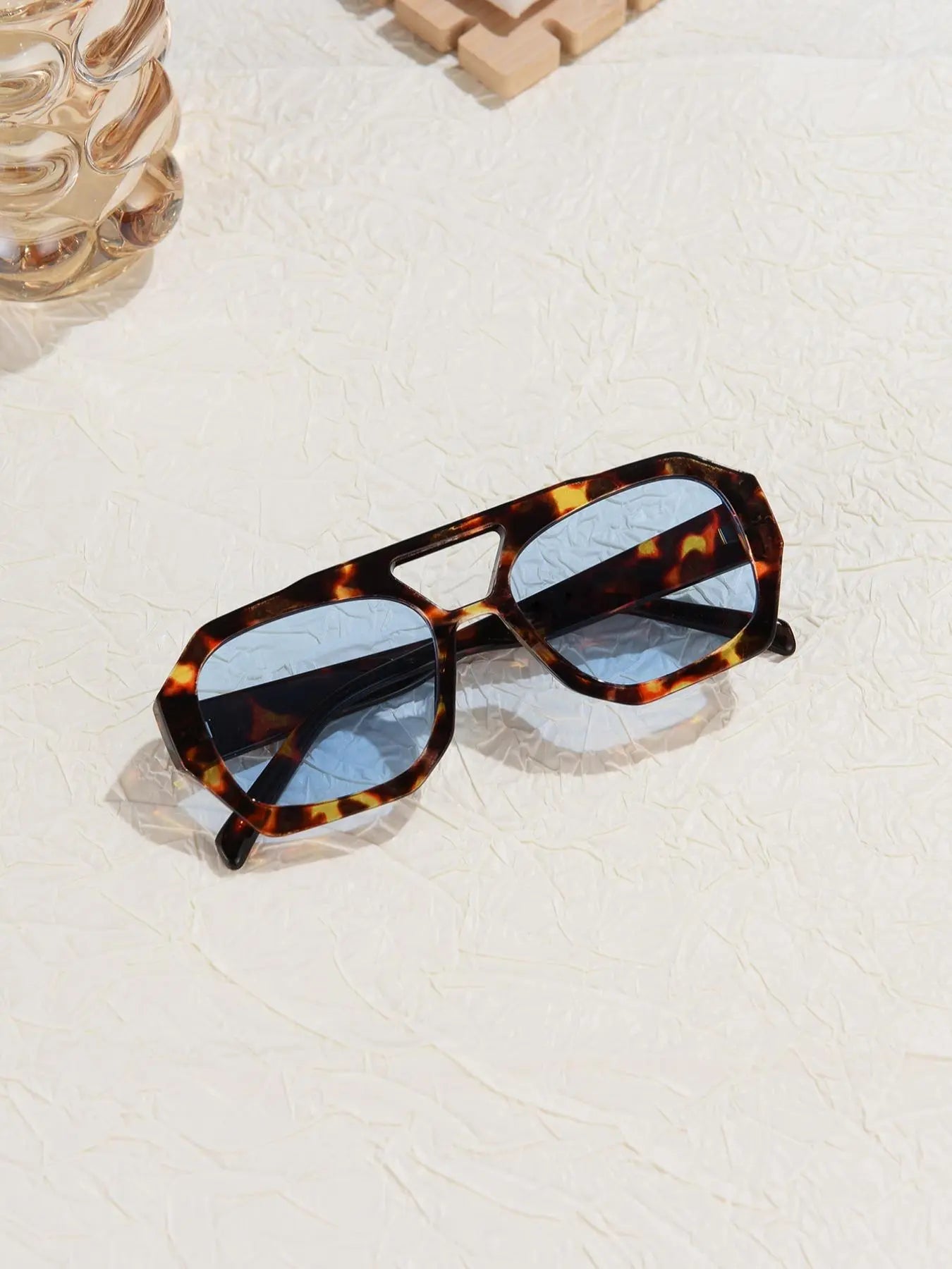 Monaco Tortoise Oversized Square Sunglasses – Luxury Leopard UV400 Shades | Urban Lenses