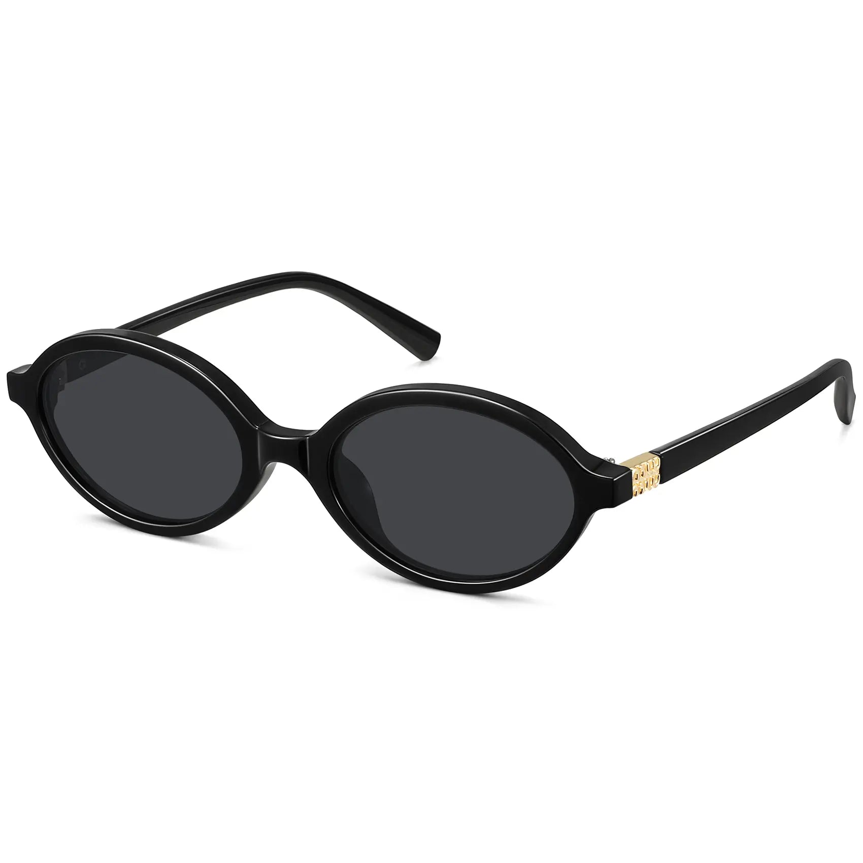 WOWSUN Retro Oval Sunglasses Womens Trendy Sun Glasses Sunnies UV400 Protection