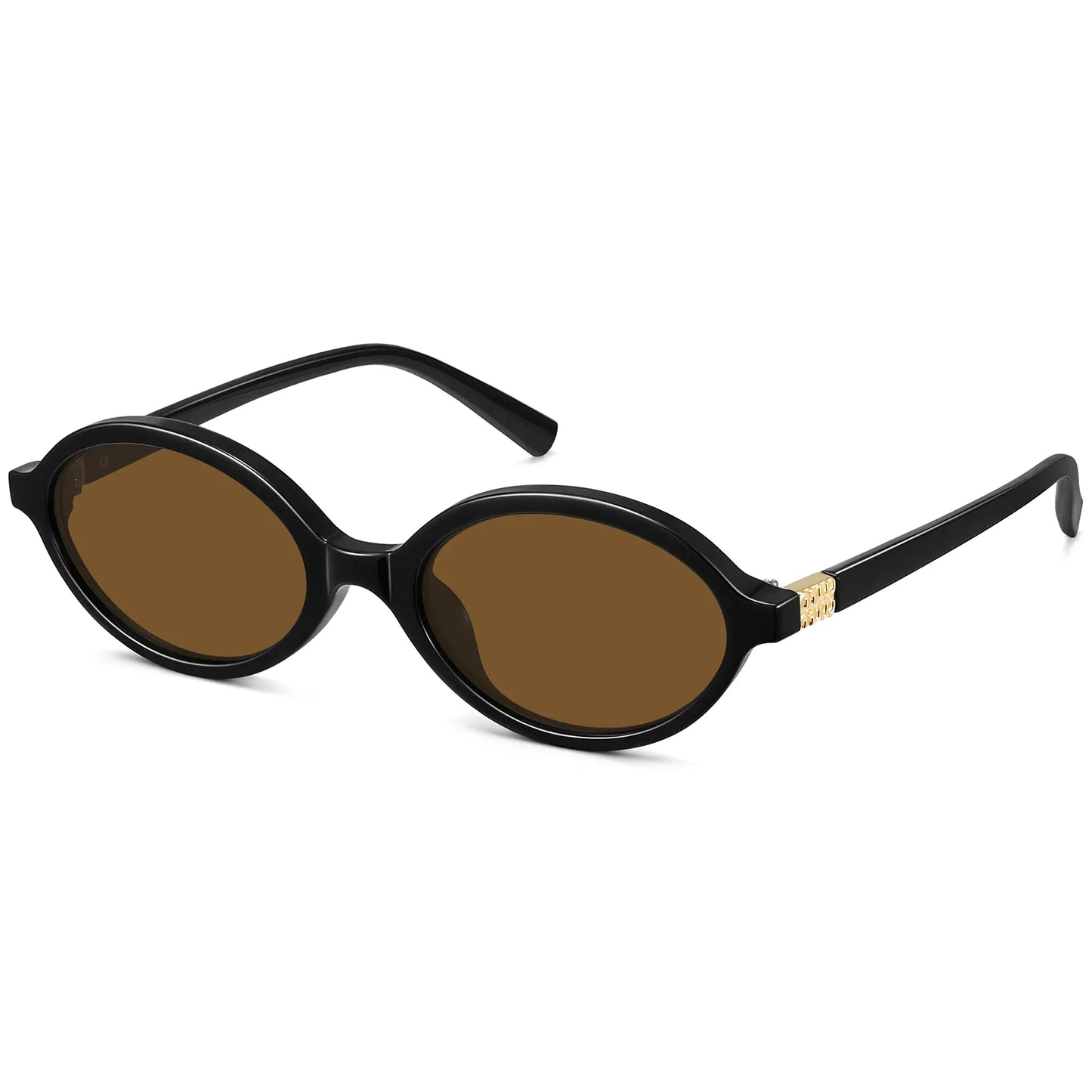 WOWSUN Retro Oval Sunglasses Womens Trendy Sun Glasses Sunnies UV400 Protection